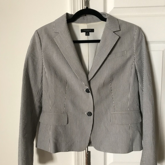 Ann Taylor pinstripe Blazer, size 10 - Picture 3 of 6